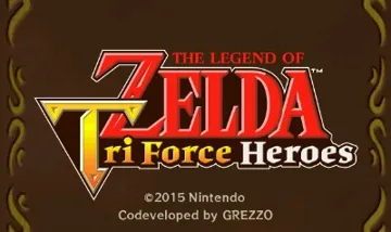 Zelda no Densetsu - Triforce 3-Juushi (Japan) screen shot title